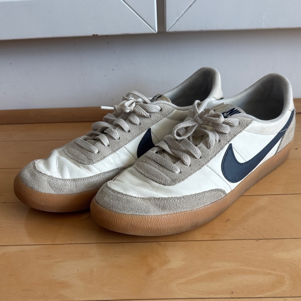 Nike White and Brown Sneakers